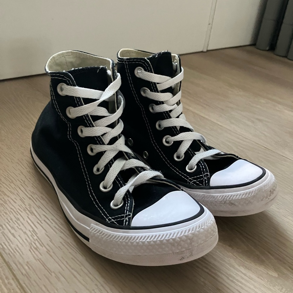 Converse all star canvas black high top
